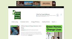 Desktop Screenshot of greenlivingideas.com